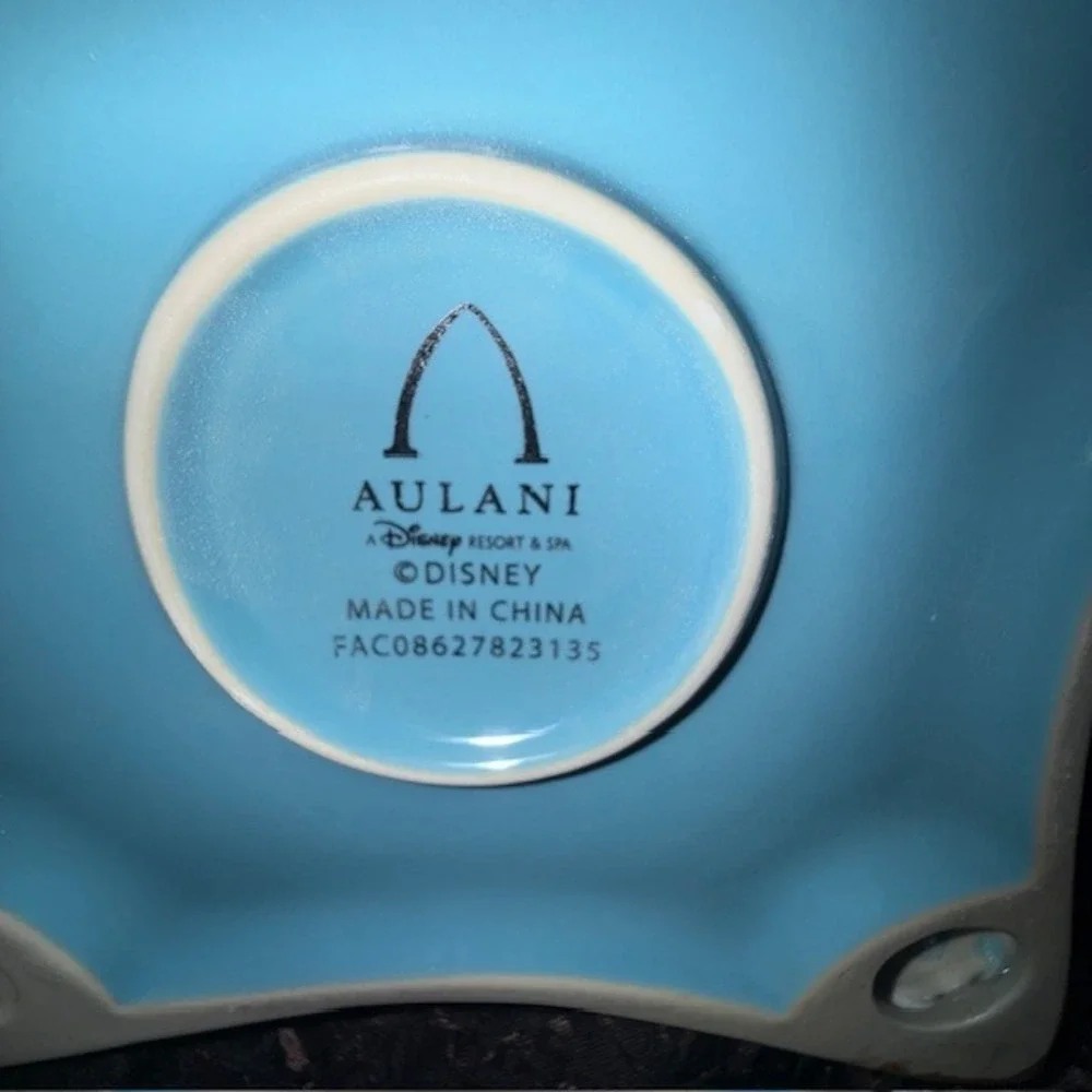 Disney Aulani Resort & Spa Pineapple Jar Ceramic Appetizer Set Tiki Dishes NEW